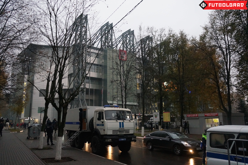 Khimki Arena with Police