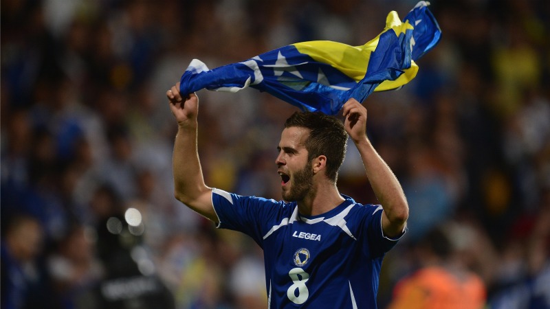 Pjanić is an important member of Bosnia's national team - Image via ProvenQuality