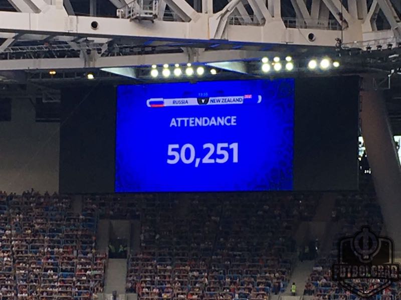 Russia v New Zealand attendance. Image by Manuel Veth