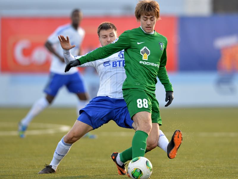 Kirill Panchenko (here in the shirt of his former club Tom Tomsk) has had a journeyman career. (Photo by Epsilon/Getty Images)
