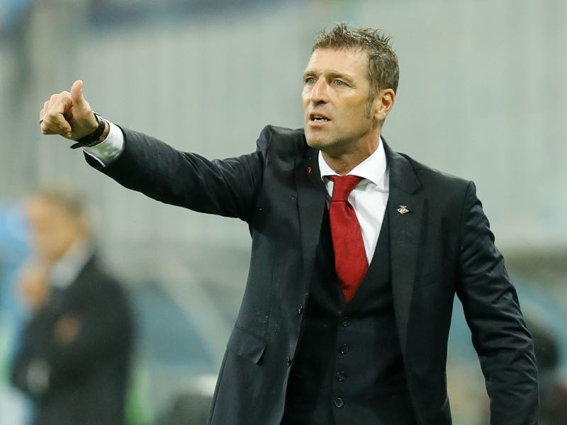 Massimo Carrera's tactics massively backfired against Zenit. (Photo by Epsilon/Getty Images)