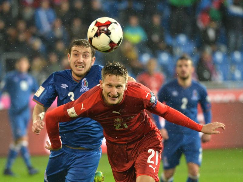 Milan Skoda is Slavia's danger man. (MICHAL CIZEK/AFP/Getty Images)