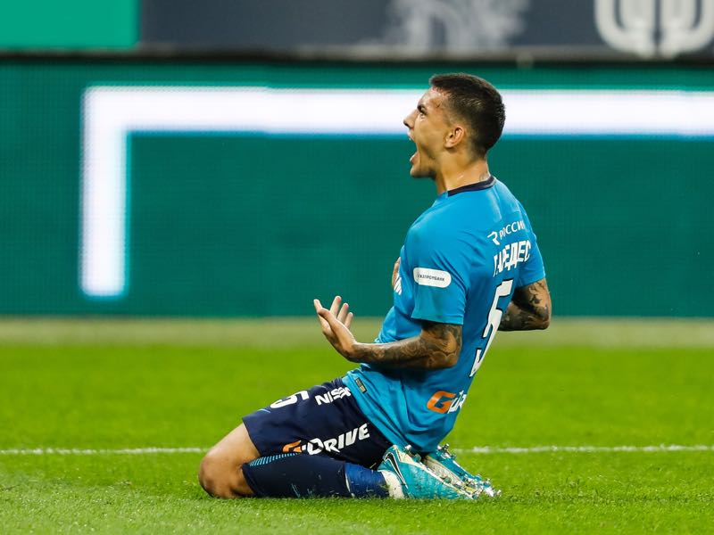 Leandro Paredes is the creative pivot of Zenit's side. (Photo by Epsilon/Getty Images)