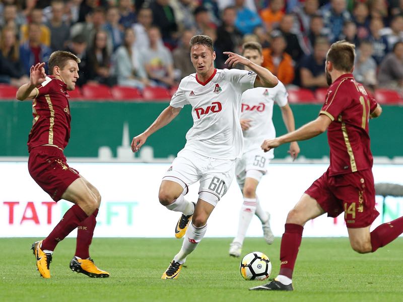 Anton Miranchuk will be Lokomotiv's player to watch. (Photo by Epsilon/Getty Images)