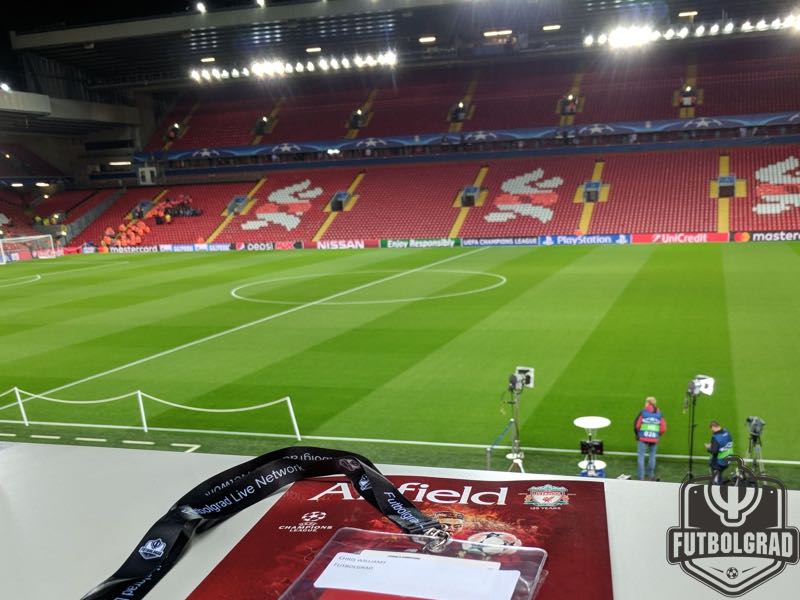 We are ready to bring you all the action from Liverpool v Maribor. (Chris Williams/Futbolgrad Network)