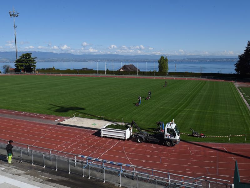 Albania vs Ukraine will take place at the Camille Fournier Stadium in Evian (PHILIPPE DESMAZES/AFP/Getty Images)