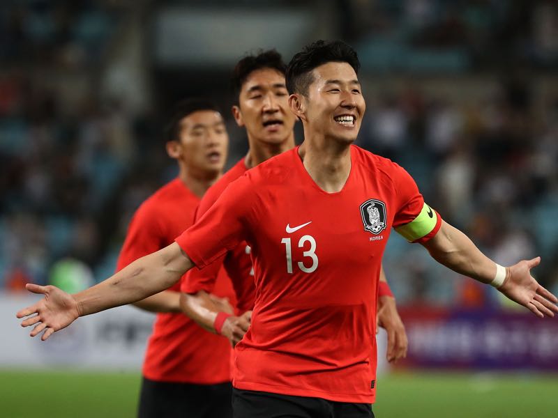 Son Heung-min is South Korea's biggest star and one of the players to watch in Group F (Photo by Chung Sung-Jun/Getty Images)