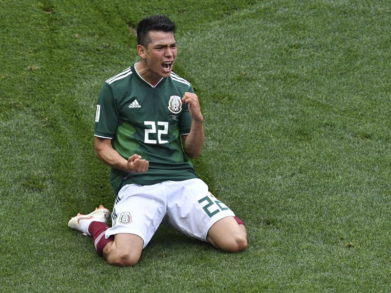 Germany failed to contain Mexico star Hirving Lozano (Photo by Mladen ANTONOV / AFP)