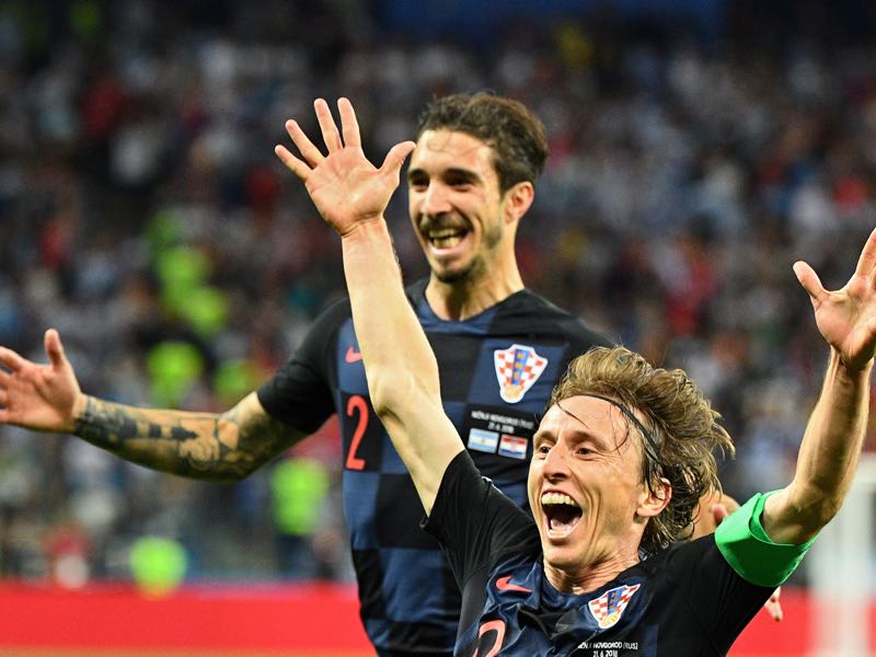 Croatia's Luka Modrić was excellent against Argentina (Photo by Johannes EISELE / AFP)