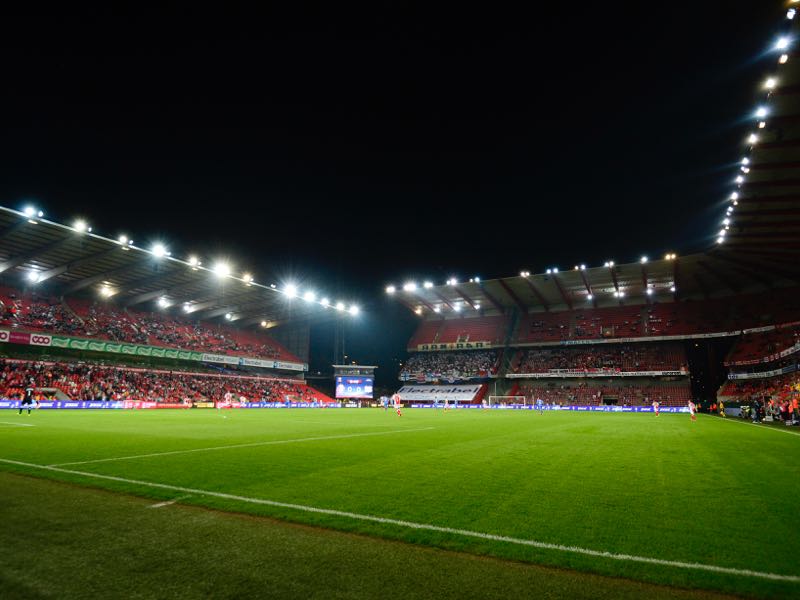 Standard Liege vs Krasnodar will take place at the Stade Maurice Dufrasne in Liege,Belgium. (Photo by Laurie Dieffembacq/Belga Photo/EuroFootball/Getty Images)