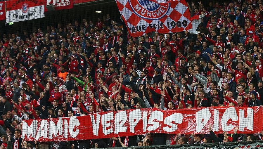 Bayern Fans protesting against Mamić - Image via Abendzeitung.de 